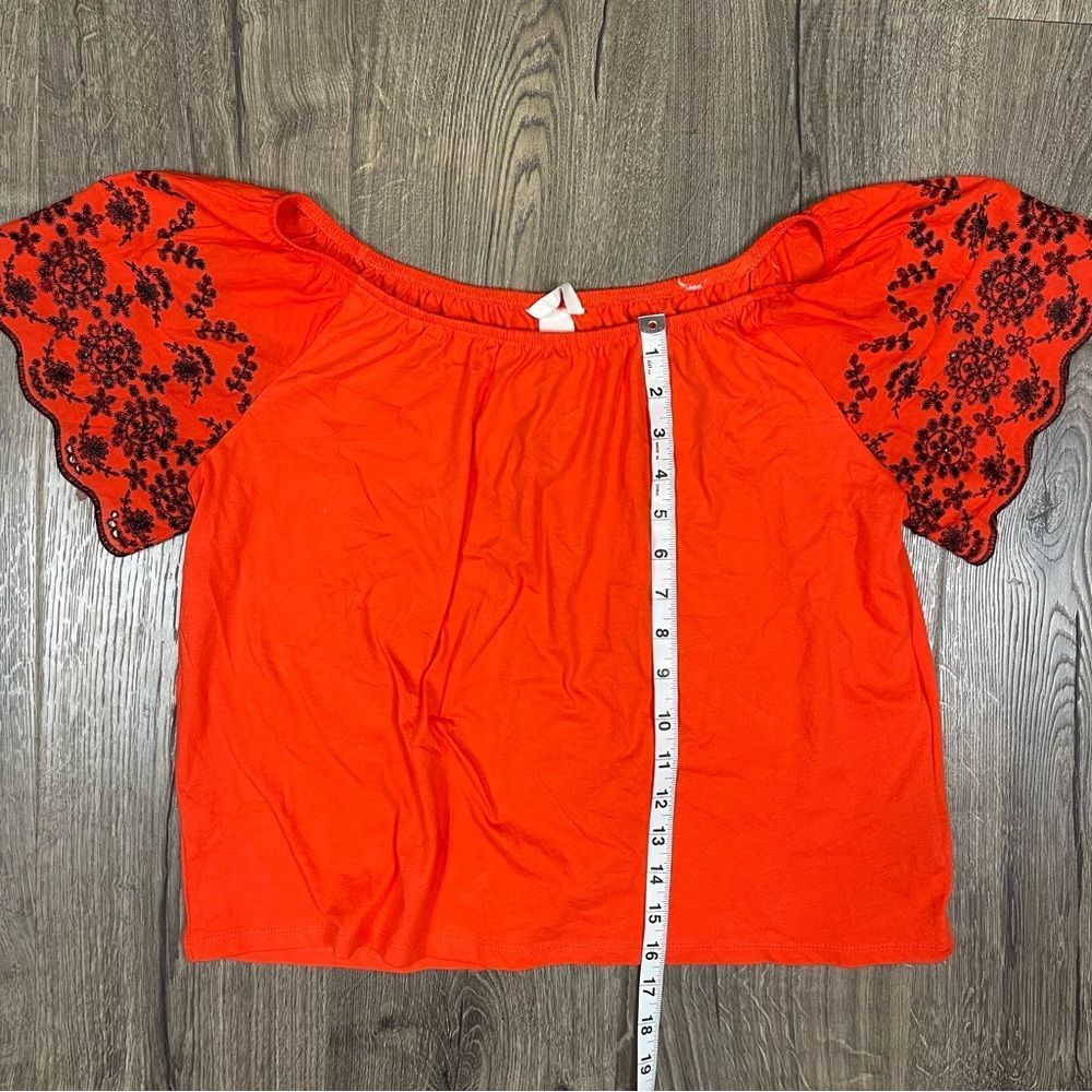 H&M coral off the shoulder top - Picture 6 of 6